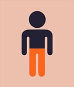 雙側腦癱，影響雙腿或雙臂。