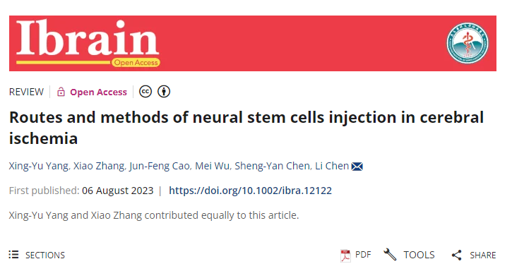 四川華西醫院:神經(jīng)干細胞移植治療腦缺血的途徑和方法 四川華西醫院:神經(jīng)干細胞移植治療腦缺血的途徑和方法