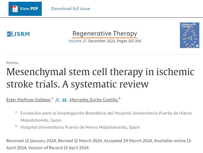 間充質(zhì)干細胞治療缺血性中風(fēng)的臨床試驗:系統回顧 間充質(zhì)干細胞治療缺血性中風(fēng)的臨床試驗:系統回顧