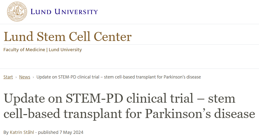 干細胞移植治療帕金森病的最新進(jìn)展