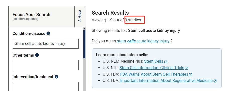 干細胞治療急性腎損傷的臨床研究進(jìn)展