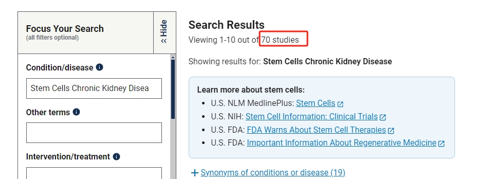 干細胞治療慢性腎病的臨床研究進(jìn)展