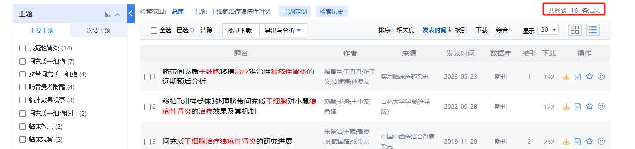 干細胞治療狼瘡性腎炎的臨床研究進(jìn)展