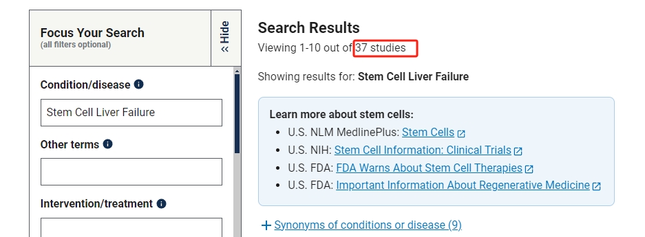 干細胞治療肝衰竭的臨床研究進(jìn)展
