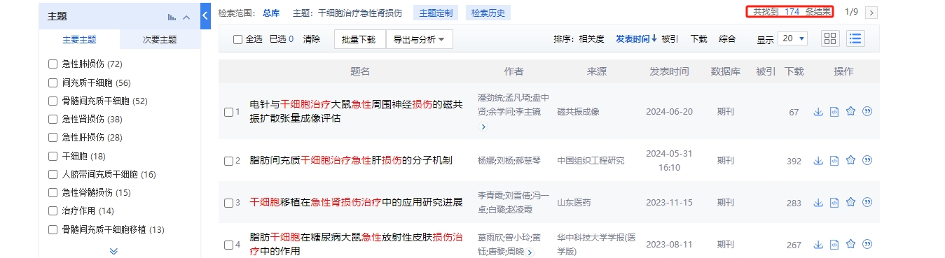 干細胞治療急性腎損傷的臨床研究進(jìn)展