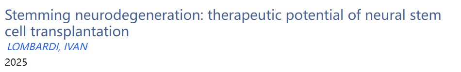 阻止神經(jīng)退行性疾?。荷窠?jīng)干細胞移植的治療潛力