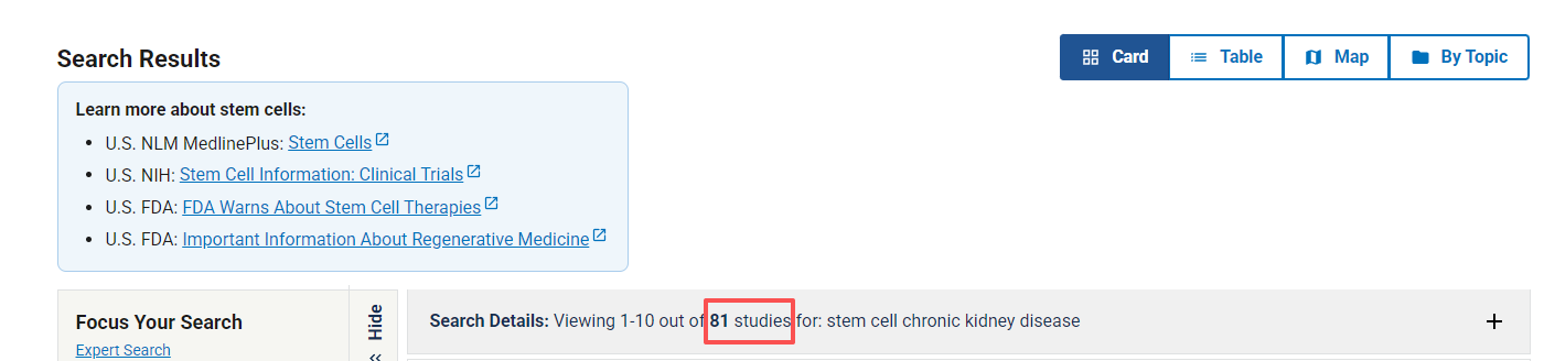 干細胞治療慢性腎病的臨床研究進(jìn)展