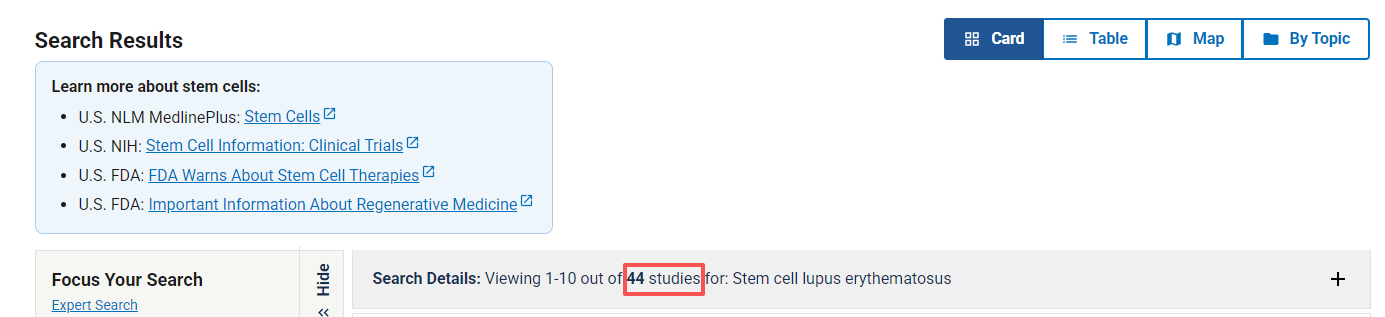 干細胞治療系統性紅斑狼瘡的臨床研究項目進(jìn)展