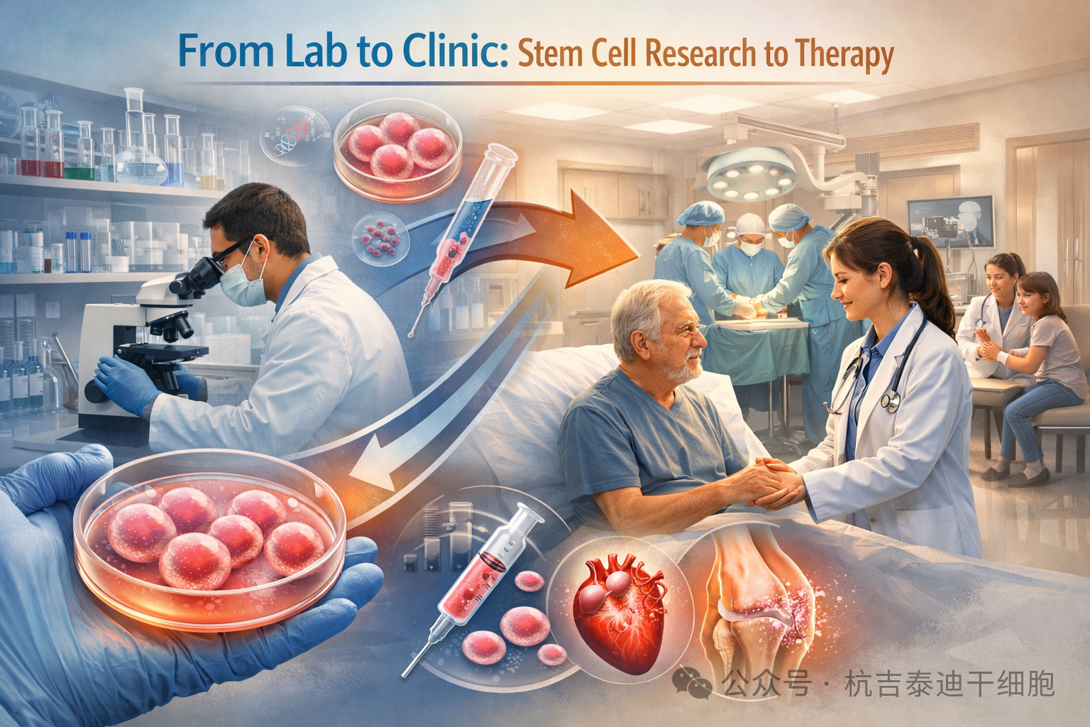 從實(shí)驗室到臨床：干細胞研究如何轉化為治療